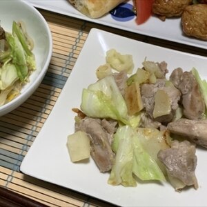 春キャベツと鶏モモ肉のマジックソルト炒め♪